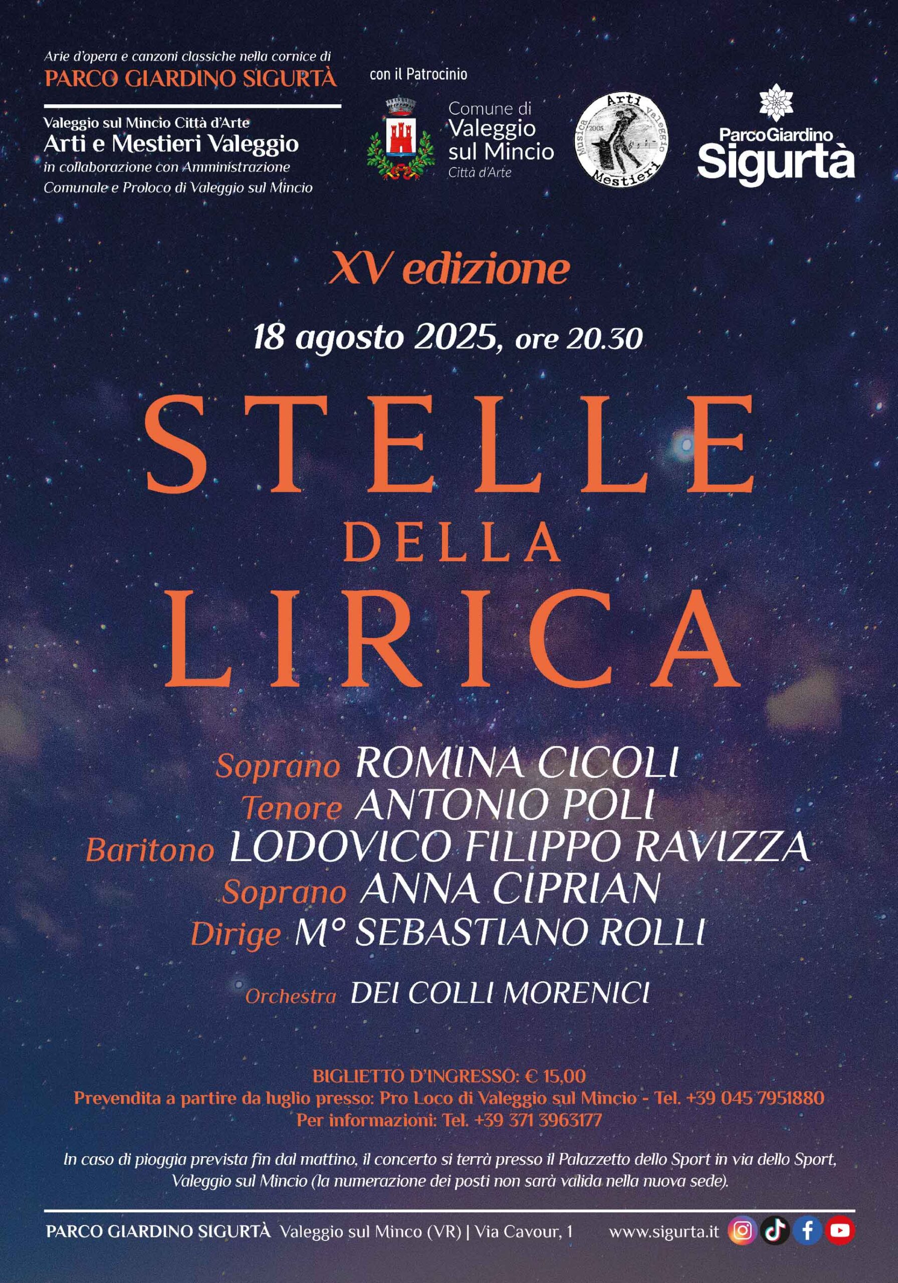 Locandina Stelle della Lirica - 2025 Locandina Stelle della Lirica - 2025